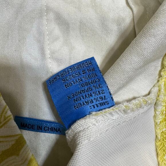 J. McLaughlin leaf  Print Pants Size‎ 6 - Picture 5 of 7